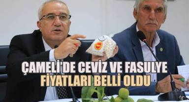 Çameli Fasulyesi ve Cevizinin Fiyatları Belirlendi