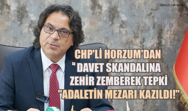CHP İl Başkanı Horzum’dan Sert Eleştiri: