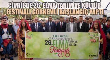 ÇİVRİL’DE 26. ELMA TARIM VE KÜLTÜR FESTİVALİ GÖRKEMLİ BAŞLANGIÇ YAPTI