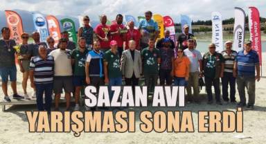 Denizli'de sazan avı yarışmaları bitti, şampiyonlar belli oldu