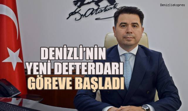 Denizli’nin Yeni Defterdarı Mustafa Özdemirci Görevine Başladı