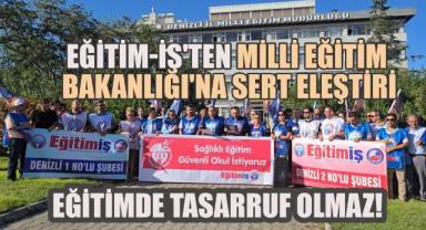 Eğitim-İş'ten Milli Eğitim Bakanına tepki; Sağlıklı eğitim ve güvenli okullar istiyoruz