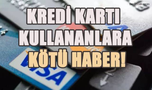 Kredi kartı limitlerine kısıtlama geliyor