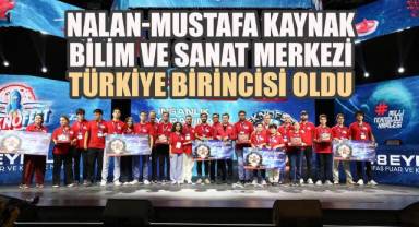 Nalan - Mustafa Kaynak Bilim ve Sanat Merkezi Türkiye birincisi oldu.
