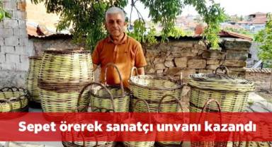 Sepet örerek sanatçı unvanı kazandı