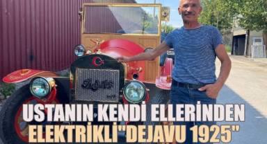Ustanın Kendi Ellerinden Yerli Elektrikli Araba:
