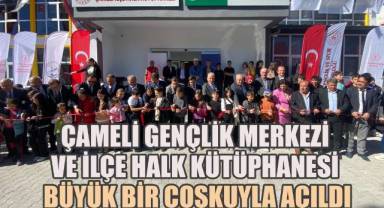 Çameli Gençlik Merkezi ve İlçe Halk Kütüphanesi Büyük Bir Coşkuyla Açıldı