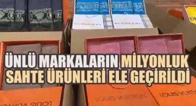 Denizli'de Kaçak Üretim Operasyonu: Lisanssız Üretilen Ünlü Markalar Ele Geçirildi