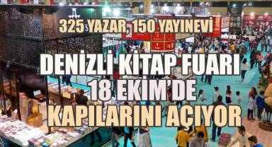Denizli Kitap Fuarı, 18 Ekim’de kapılarını açıyor