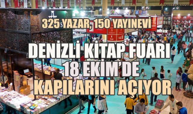 Denizli Kitap Fuarı, 18 Ekim’de kapılarını açıyor
