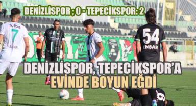 Denizlispor, Tepecikspor Karşısında İlk Mağlubiyetini Aldı