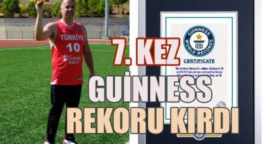 Dünya Rekorunu Kırarak 7. Kez Guinness'e Girdi!