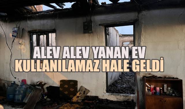 Müstaki Ev Alev Alev Yandı