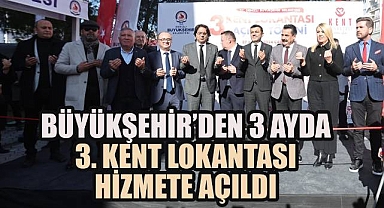 Başkan Çavuşoğlu 4. Kent Lokantası müjdesini de verdi