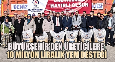 Büyükşehir'den Üreticilere 10 Milyon Liralık Yem Desteği