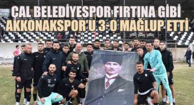 Çal Belediyespor Liderliğini Sürdürüyor: Akkonakspor Karşısında 3-0'lık Net Galibiyet