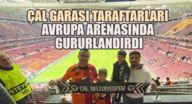 Çal Belediyespor'un Atkısı UEFA Avrupa Ligi’nde Dikkat Çekti