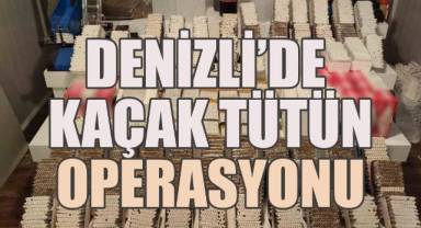 Denizli’de Kaçak Tütün Operasyonu: 2 Bin 400 Kilogram Tütün Ele Geçirildi