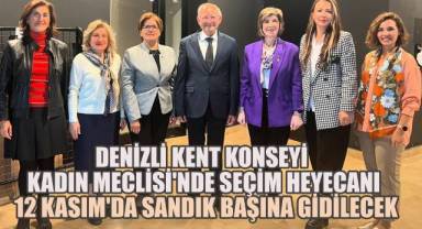 Denizli Kent Konseyi Kadın Meclisi'nde Seçim Heyecanı: 12 Kasım'da Sandık Başına Gidilecek