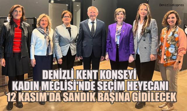 Denizli Kent Konseyi Kadın Meclisi'nde Seçim Heyecanı: 12 Kasım'da Sandık Başına Gidilecek