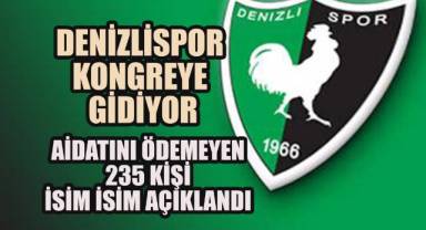 Denizlispor’da Aidat Krizi: Aidat Ödemeyen 235 Kişinin Üyeliği Düşebilir