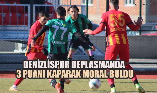 Denizlispor Deplasmanda 3 Puanı Kaparak Moral Buldu