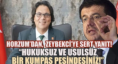 Horzum'dan, Zeybekciye sert yanıt; 