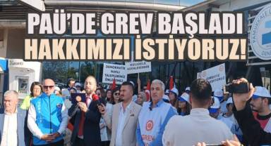 PAÜ'de Grev Başladı, Hakkımızı İstiyoruz!