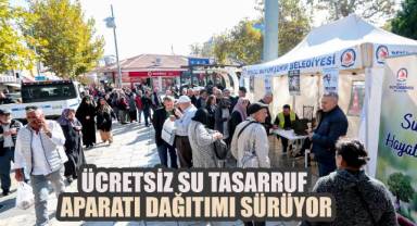 Ücretsiz su tasarruf aparatı dağıtımı sürüyor