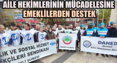 Aile Hekimlerinin Mücadelesine Emeklilerden Destek