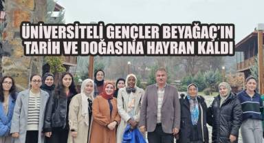 Başkan Pütün, üniversite öğrencilerini Beyağaç'ta ağırladı