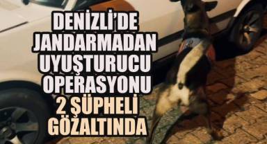 Denizli’de Jandarmadan Uyuşturucu Operasyonu: 2 Şüpheli Gözaltında