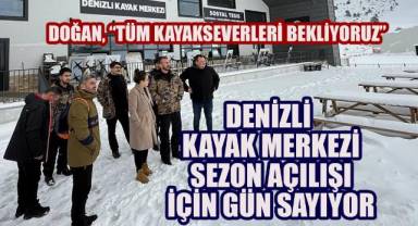 Denizli Kayak Merkezi Sezon Açılışı İçin Gün Sayıyor