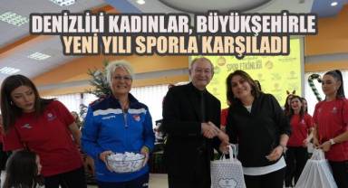 Denizlili kadınlar, Büyükşehirle yeni yılı sporla karşıladı