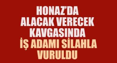 Honaz'da Alacak Verecek Kavgası Kanlı Bitti, İş Adamı Silahla Vuruldu