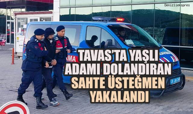 Tavas'ta Yaşlı Adamı Dolandıran Sahte Üsteğmen Yakalandı