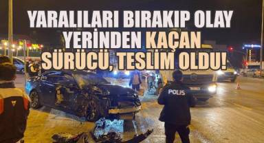 Yaralıları Bırakıp Olay Yerinden Kaçtı, Sonra Teslim Oldu!