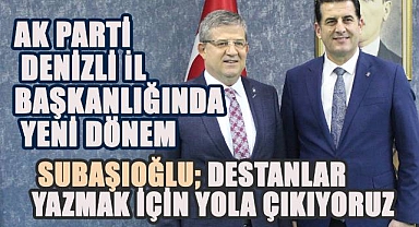 AK Parti Denizli İl Başkanlığı'nda Bayrak Değişimi