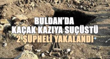 Buldan’da Kaçak Kazıya Suçüstü: 2 Şüpheli Yakalandı
