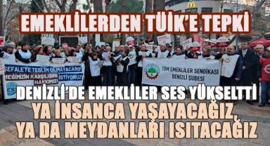 Denizli’de Emekliler Ses Yükseltti;