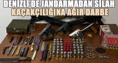 Denizli’de Jandarmadan Silah Kaçakçılığına Ağır Darbe