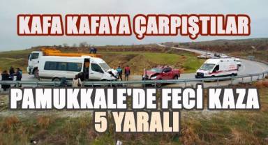 Denizli’de Trafik Kazasında 5 Kişi Yaralandı