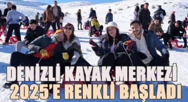 Denizli Kayak Merkezi 2025'e Renkli Başladı