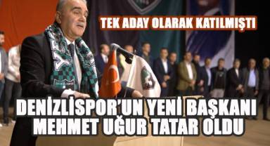 Denizlispor'un yeni başkanı Mehmet Uğur Tatar oldu