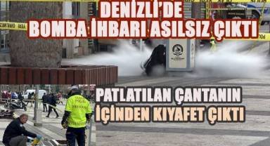 Gazi Bulvarı'nda Bomba Alarmı, Şüpheli Çantadan, Kıyafet Çıktı