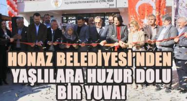Honaz'da Yaşlı Rehabilitasyon Merkezi ve Sosyal Tesis Hizmete Girdi