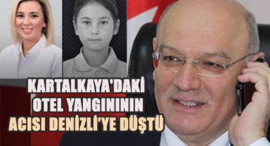 Kartalkaya'daki Otel Yangınının Acısı Denizli'ye Düştü