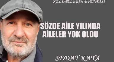 SÖZDE AİLE YILINDA AİLELER YOK OLDU