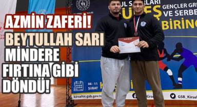 Azmin Zaferi: Beytullah Sarı Mindere Fırtına Gibi Döndü!