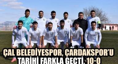 Çal Belediyespor, Çardakspor'u Tarihi Farkla Geçti: 10-0